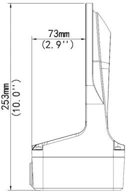 Mbajtëse muri ALLNET për ALL-CAM2495-LVEFN, e bardhë