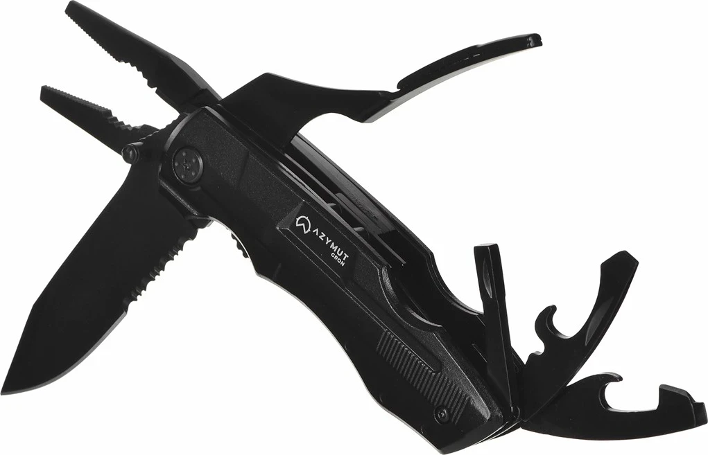 Multivegël AZYMUT Gron, me 11 vegla + 9 bitsa + mbështjellës lëkure