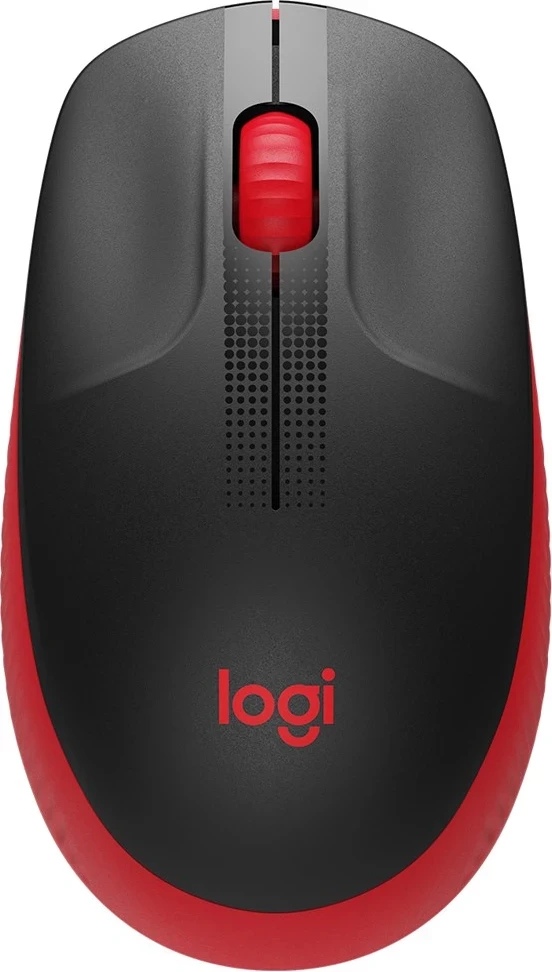 Maus Logitech M190, wireless, i zi/kuq