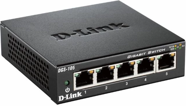 Switch D-Link DGS-105/E 5 porta Gigabit, i zi