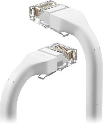Kabllo rrjeti UBIQUITI U-Cable-Patch-RJ45, CAT 6, 0.22m, e bardhë
