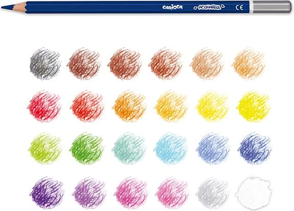 Lapsa me ngjyra Carioca Aquarell 24 Ngjyra