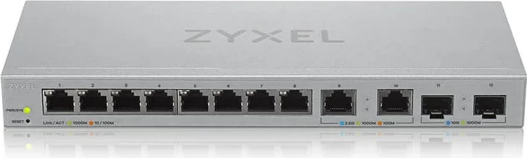 Switch Zyxel XGS1210-12, Managed, Gigabit Ethernet, Gri