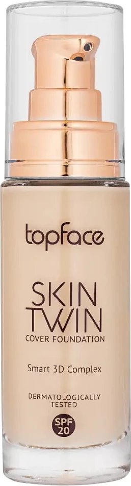 Fondatinë Topface Skin Twin Cover Foundation për femra 001, 30ml