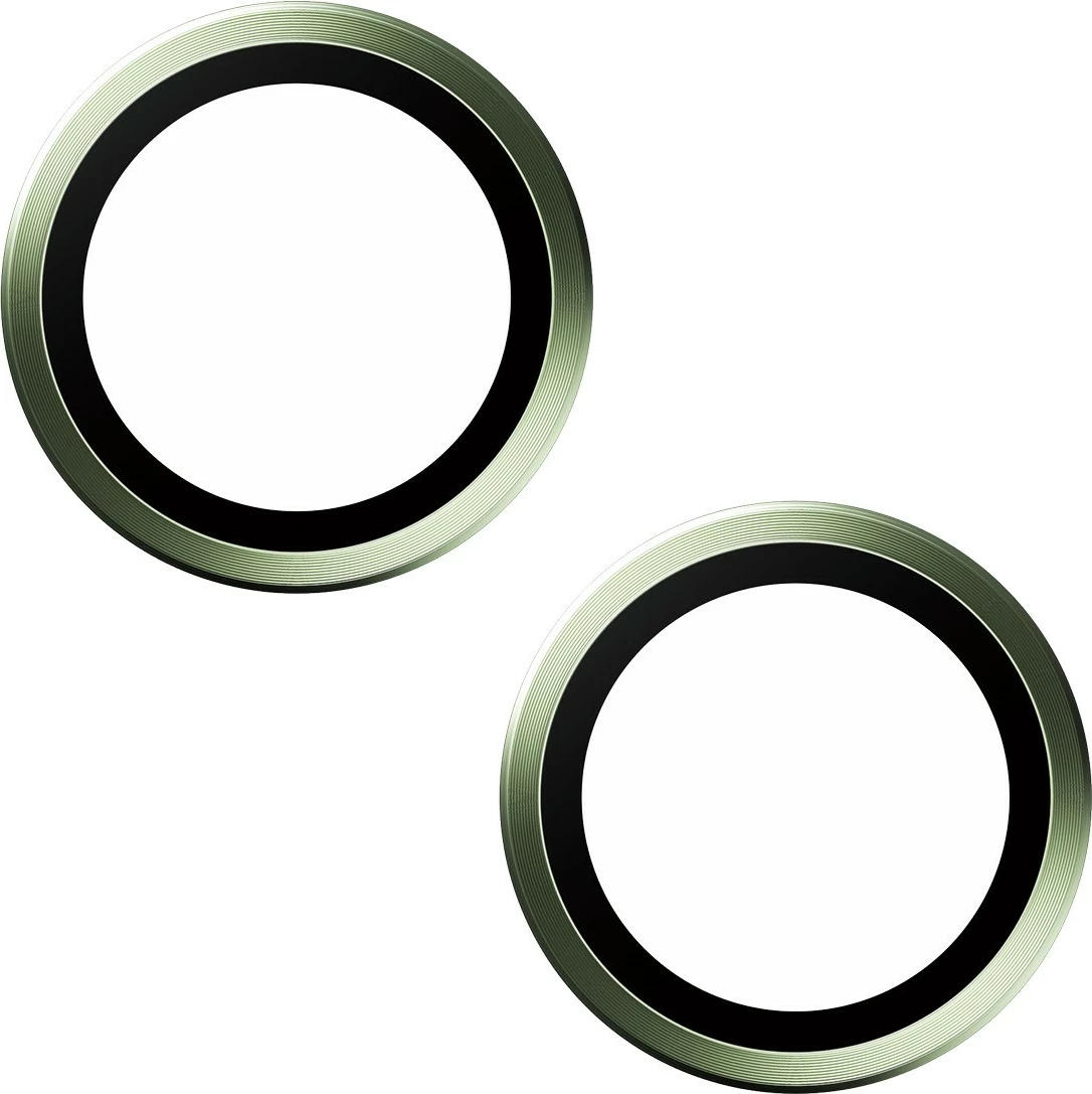 Mbrojtës kamere PanzerGlass Hoops për iPhone 15/15 Plus, e gjelbër