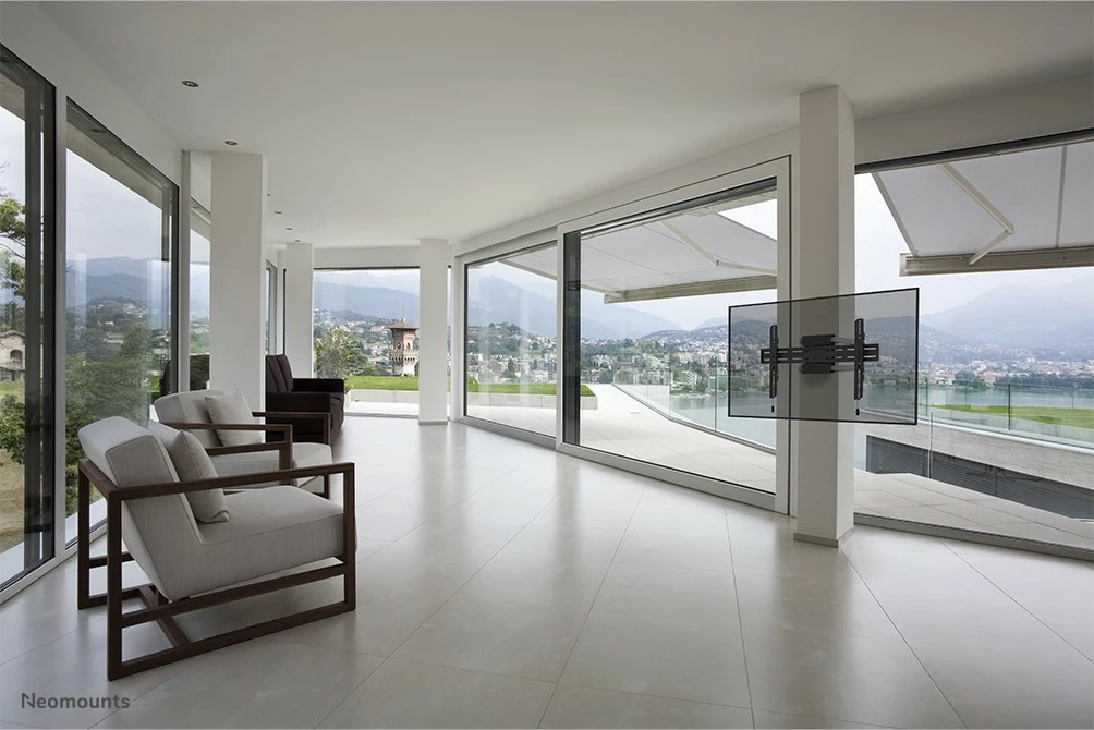 Mbajtëse TV Neomounts WL30S-910BL16, për shtyllë, 40-75 inç, fiks, e zezë