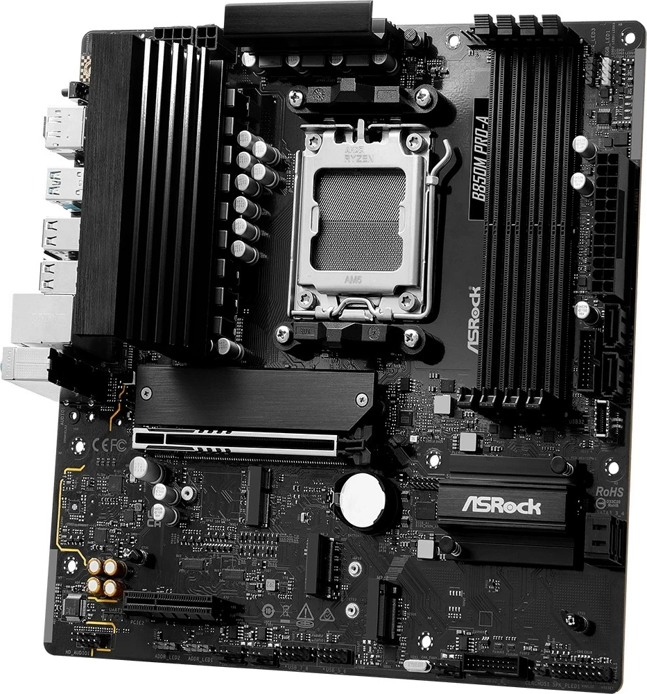 Pllakë amë Asrock B850M Pro-A, Socket AM5, micro ATX, E zezë