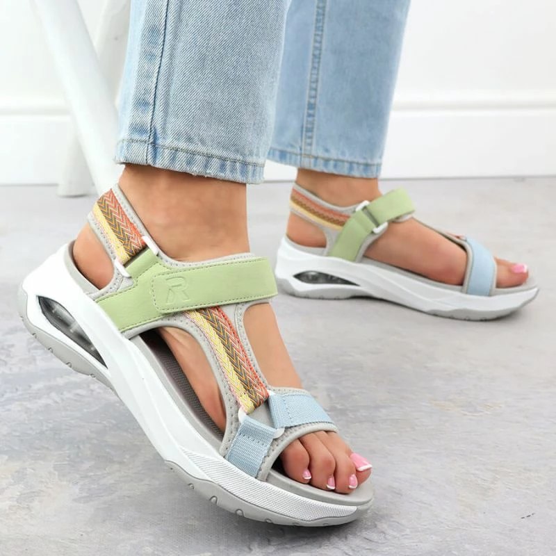 Sandale për femra Rieker, multikolor