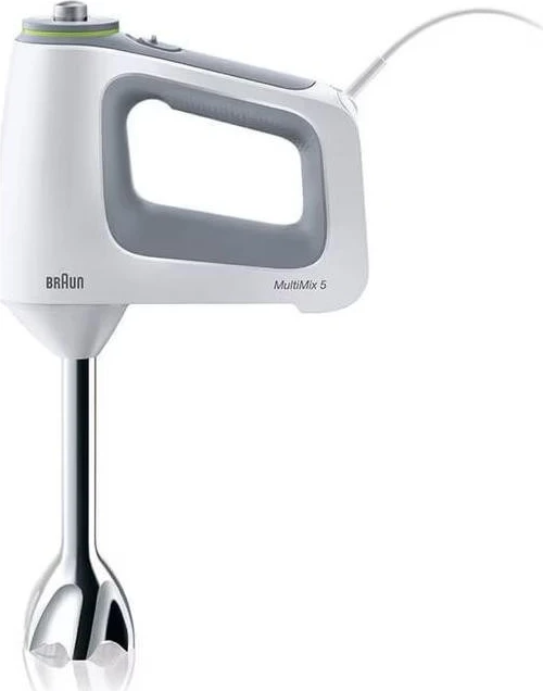 Mikser dore Braun MultiMix 5 HM5137WH, 750W, 9 shpejtësi, bardhë-gri
