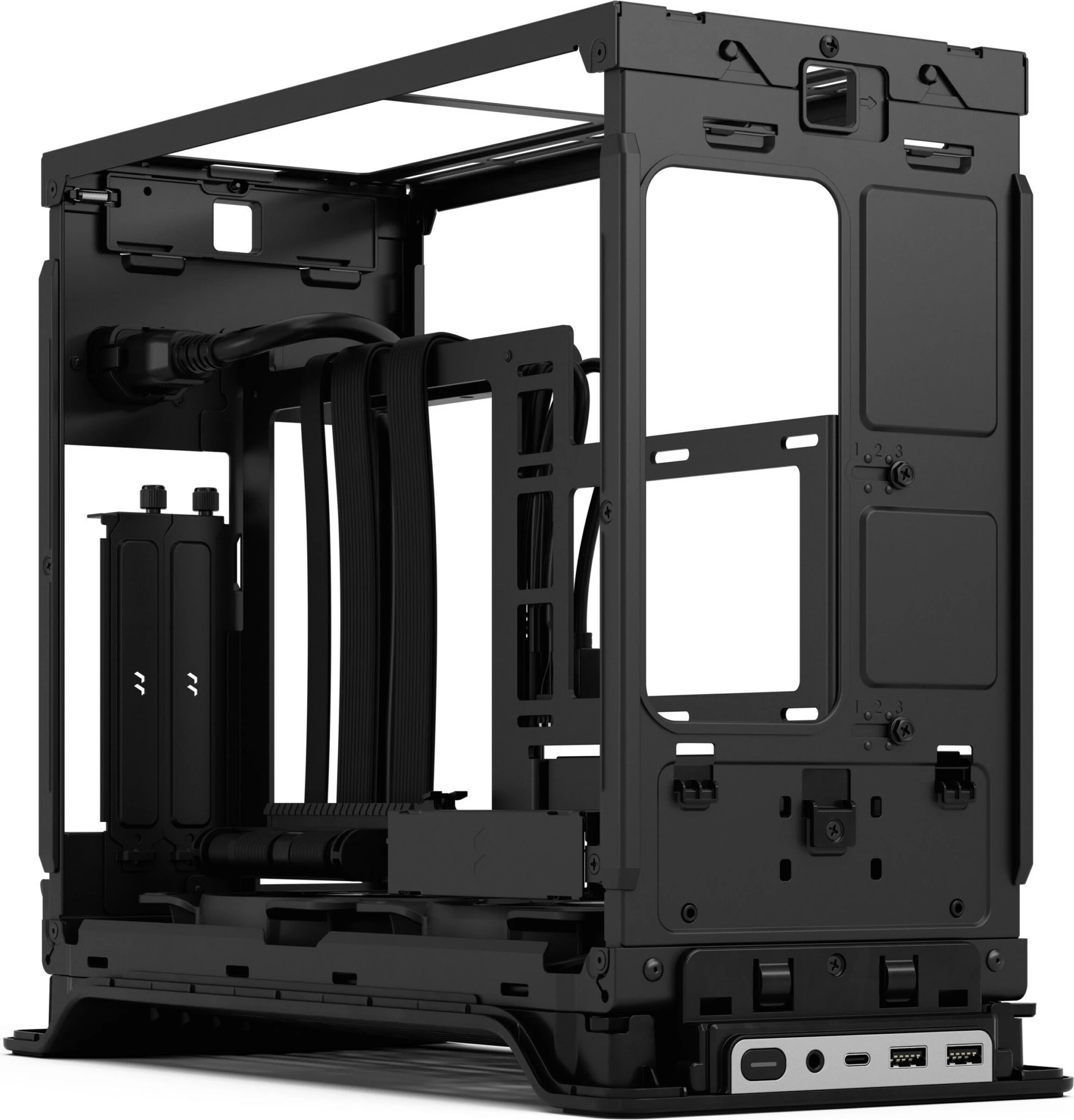 Kasë Fractal Design Era 2, Mini Tower, Silver