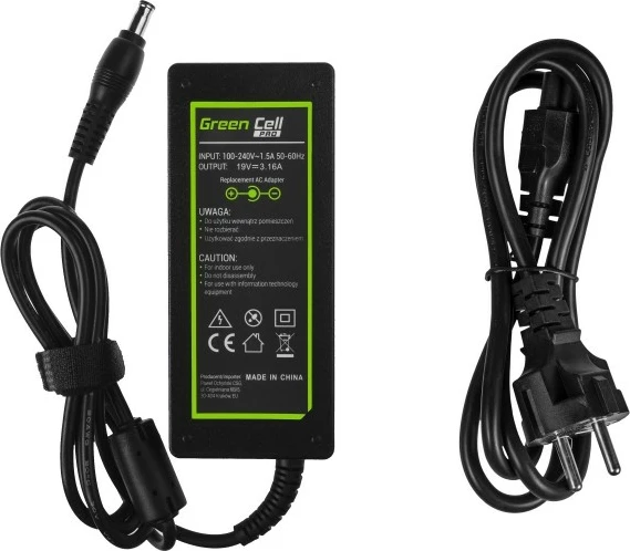 Kasë Green Cell PRO AD20P për Samsung R519, 19V 3.16A 60W, e zezë