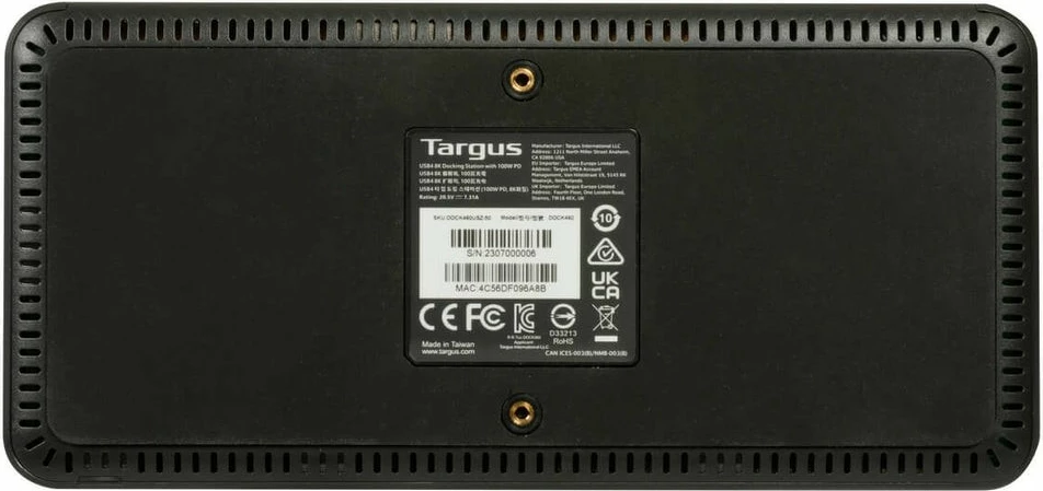 Docking station Targus USB4 Triple Video, 3 porte video, 8K, i zi