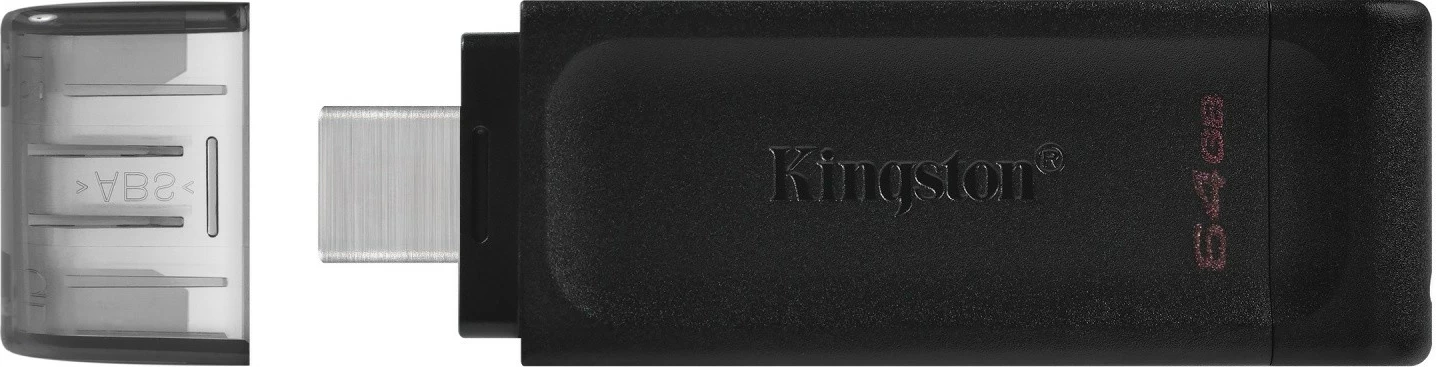 Pendrive Kingston DataTraveler 70, 64GB, USB-C 3.2 Gen1, Zi