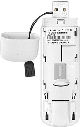 Router USB ZTE MF833N, LTE, i bardhë