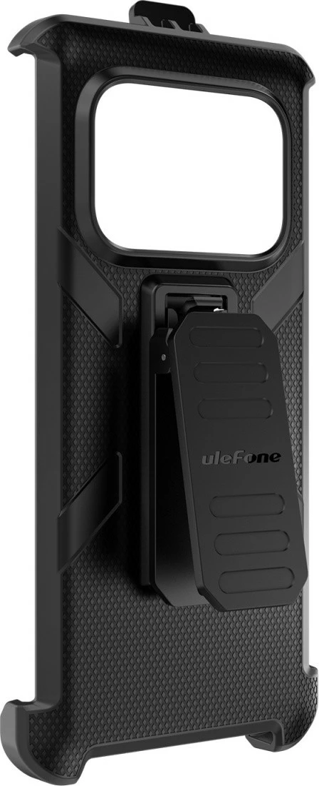 Mbështjellës Ulefone Armor 25 Series UF-C-A25TP, me klips rrotullues dhe karabinë, i zi