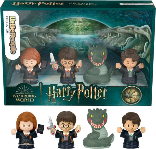 Set figurina Harry Potter Mattel Little People HVG46, 4 copë