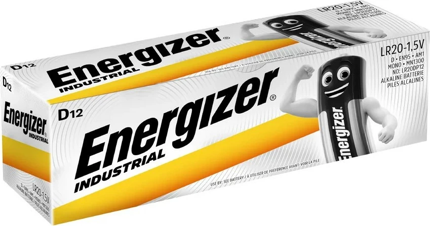 Bateri industriale Energizer D LR20, 1.5V, paketim 12 copë
