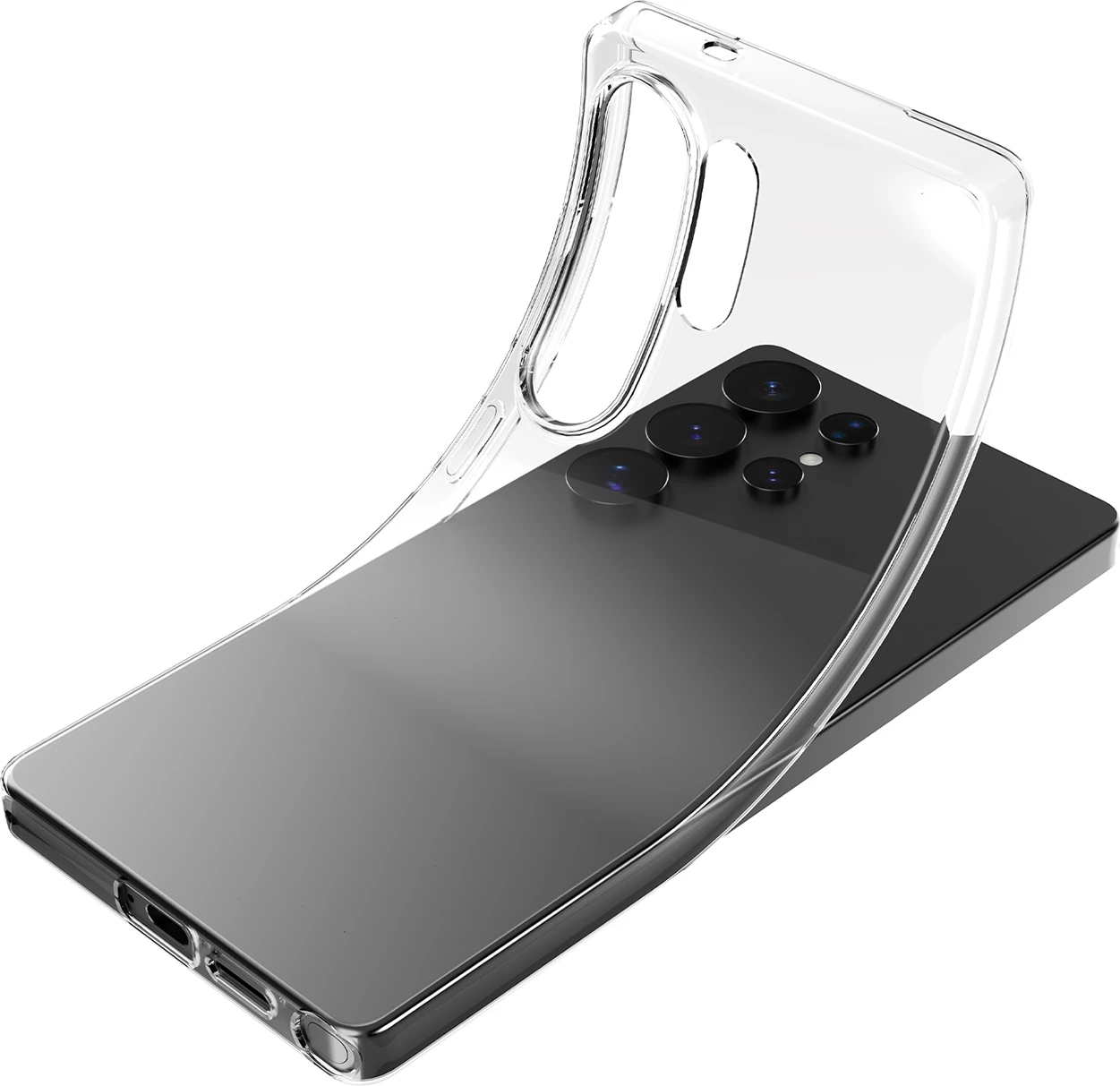 Mbështjellës silikoni Puro 03 Nude për Samsung Galaxy S25 Ultra, Transparent