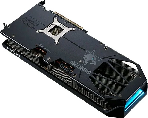 Kartelë grafike PowerColor Hellhound Radeon RX 9070 XT, 16GB GDDR6, PCI Express 5.0, e zezë