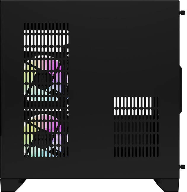 Kasë Darkflash FT350 me 5 ventilatorë ARGB, Mini Tower, e zezë