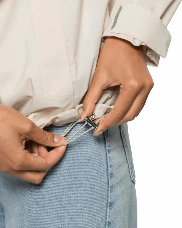 Jakne Jack Wolfskin femra, të bardhë