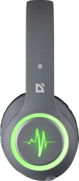 Kufje wireless Defender Freemotion B571 LED me mikrofon, Zezë