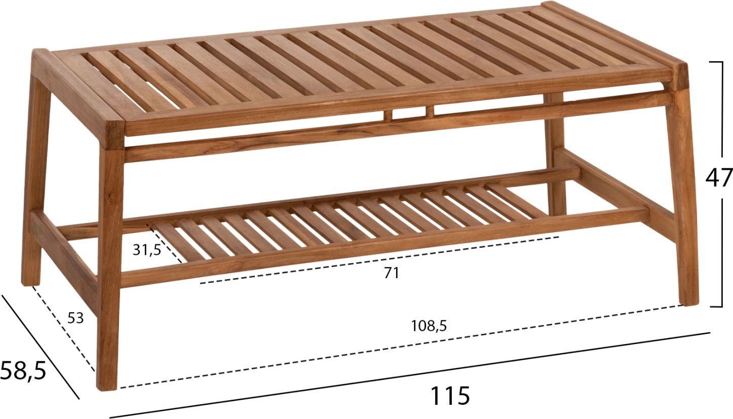 Set ulëse për kopsht DOVER FH9624, 4 pjesë, dru/i bardhë