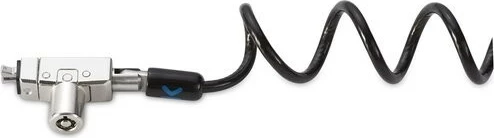 Kabllo sigurie për laptop Kensington ClickSafe 2.0 N17 Slim me çelës, 1.8m, zi/argjendtë