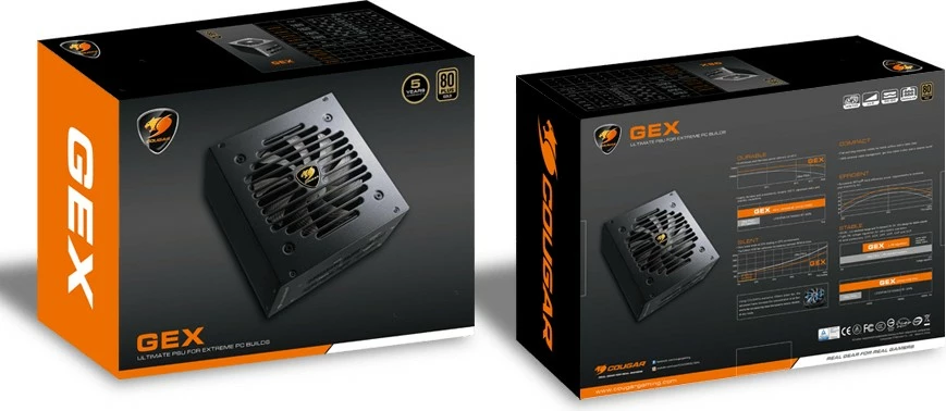 Furnizues energjie Cougar GEX 750W, modular, 80 Plus Gold, ATX 3.0, i zi