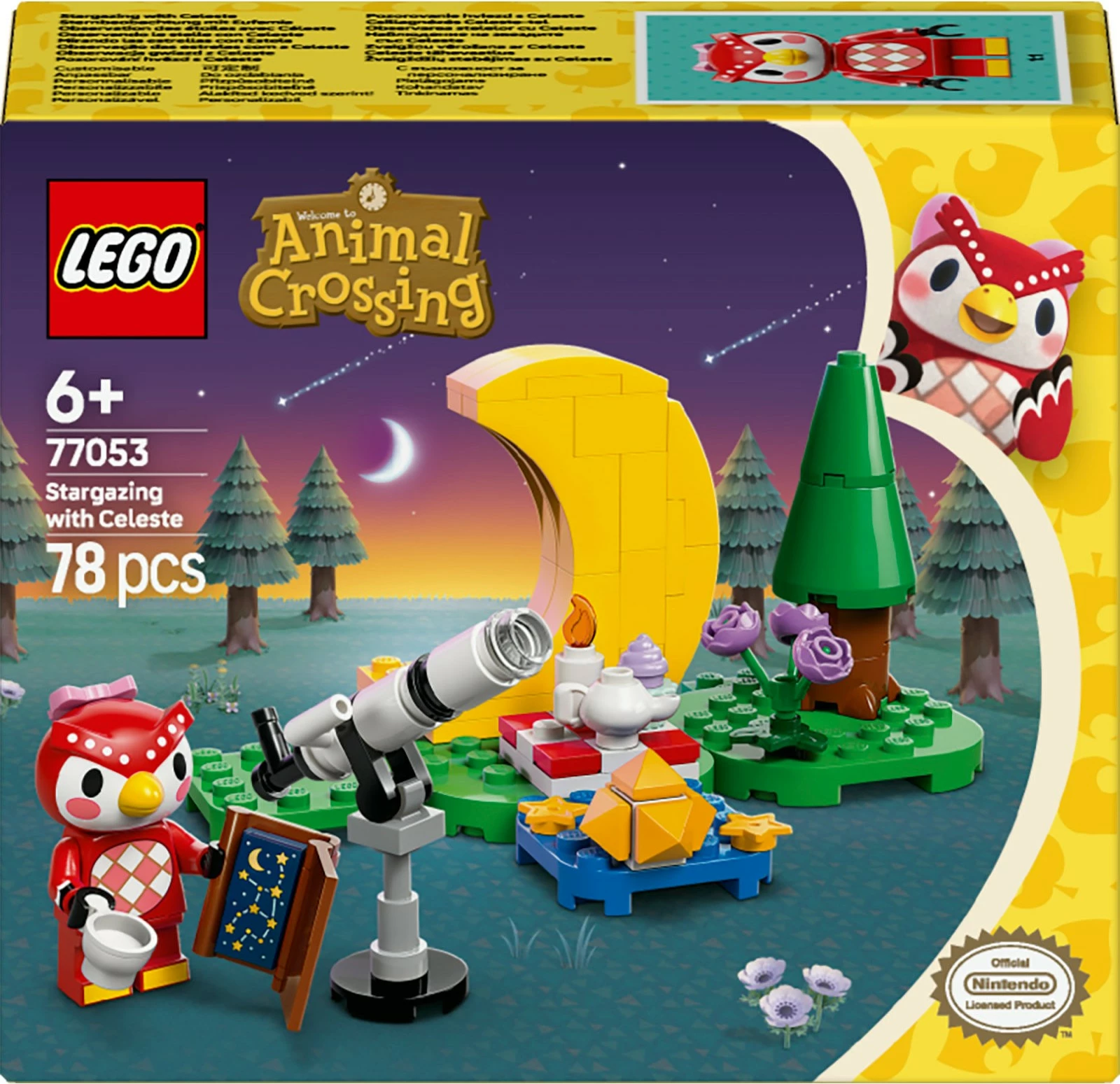 Set ndërtimi LEGO Animal Crossing 77053, 78 pjesë, shumëngjyrësh