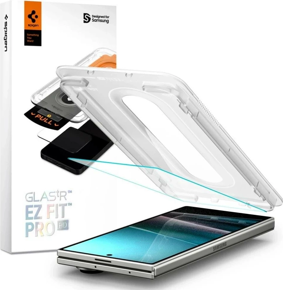 Xham mbrojtës Spigen Glas.TR EZ Fit Pro për Samsung Galaxy Z Fold 7, transparent