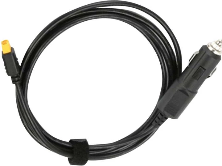 Kabllo karikimi për veturë EcoFlow XT60, 1.5m, për Delta/Delta Pro/River, e zezë