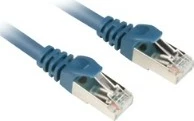 Kabllo rrjeti Sharkoon CAT6 RJ-45 0.25m blu