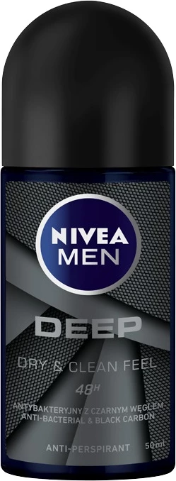 Antiperspirant Roll-On për meshkuj Nivea Deep 50ml