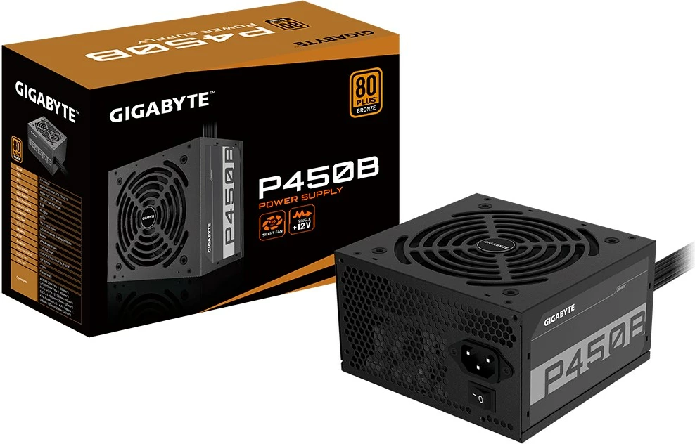 Furnizues energjie Gigabyte P450B, 450W, 24 pin, i zi