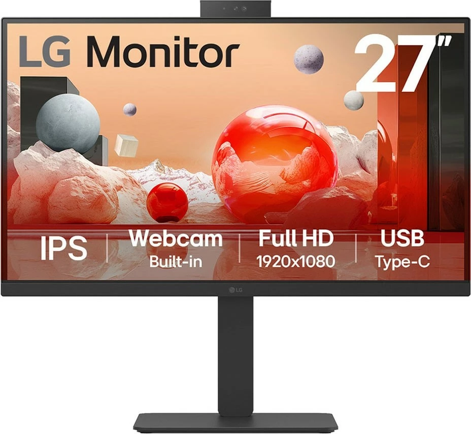 Monitor LG 27BA850-B, 27", Full HD, i zi
