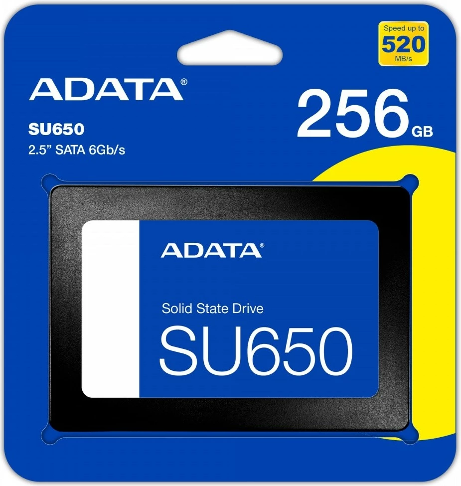 Kasë SSD Adata Ultimate SU650, 256GB, 2.5", SATA III
