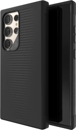 Mbështjellës Zagg Luxe për Samsung Galaxy S24 Ultra, i zi