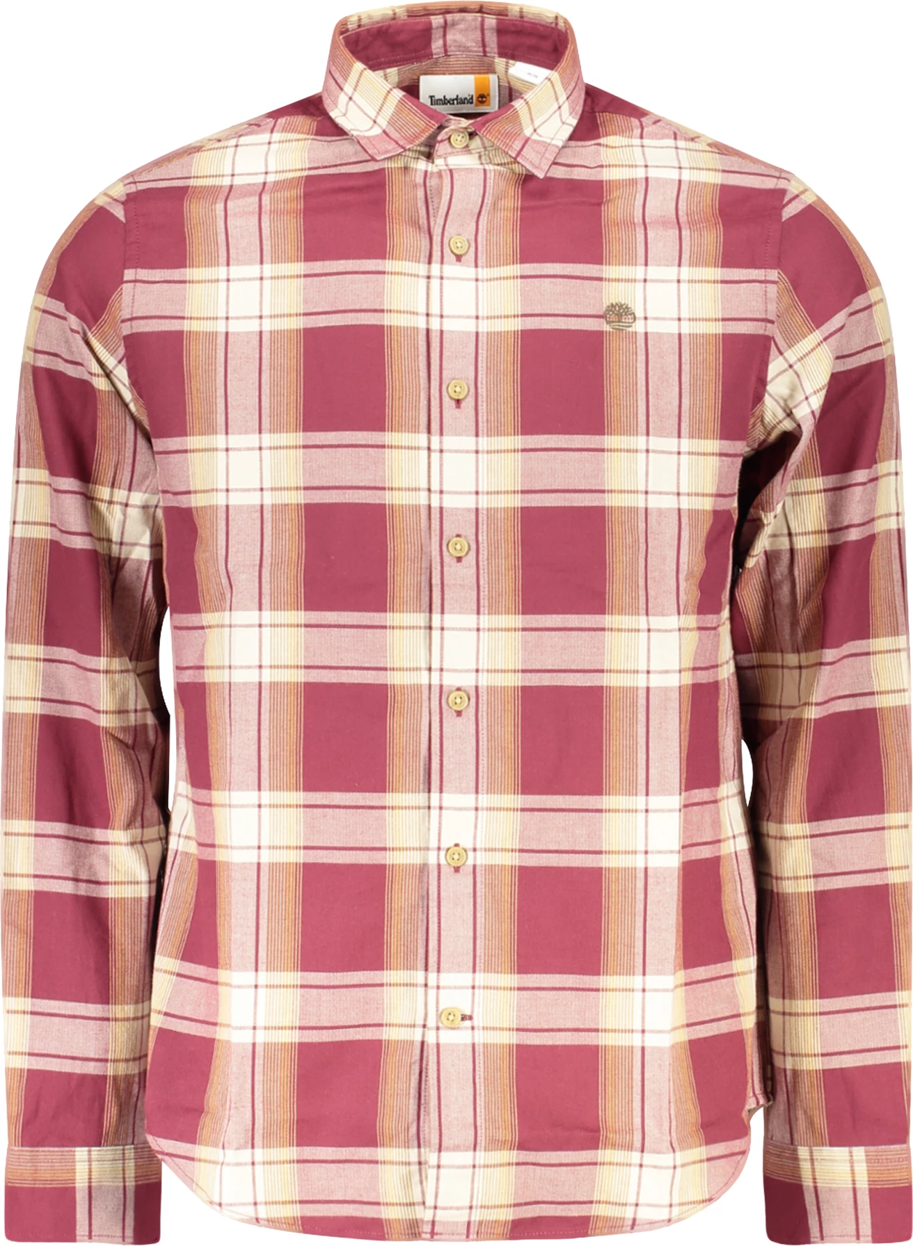 Këmishë me mëngë të gjata Timberland meshkuj, kuqe