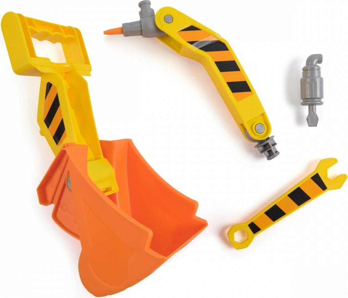 Lodër buldozer Spin Master Rubble & Crew 6073297 me vegla, Verdhë/Portokalli