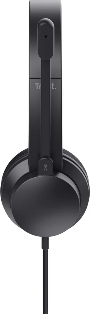 Kufje Trust HS-260 me mikrofon, neck-band, USB Type-A, e zezë