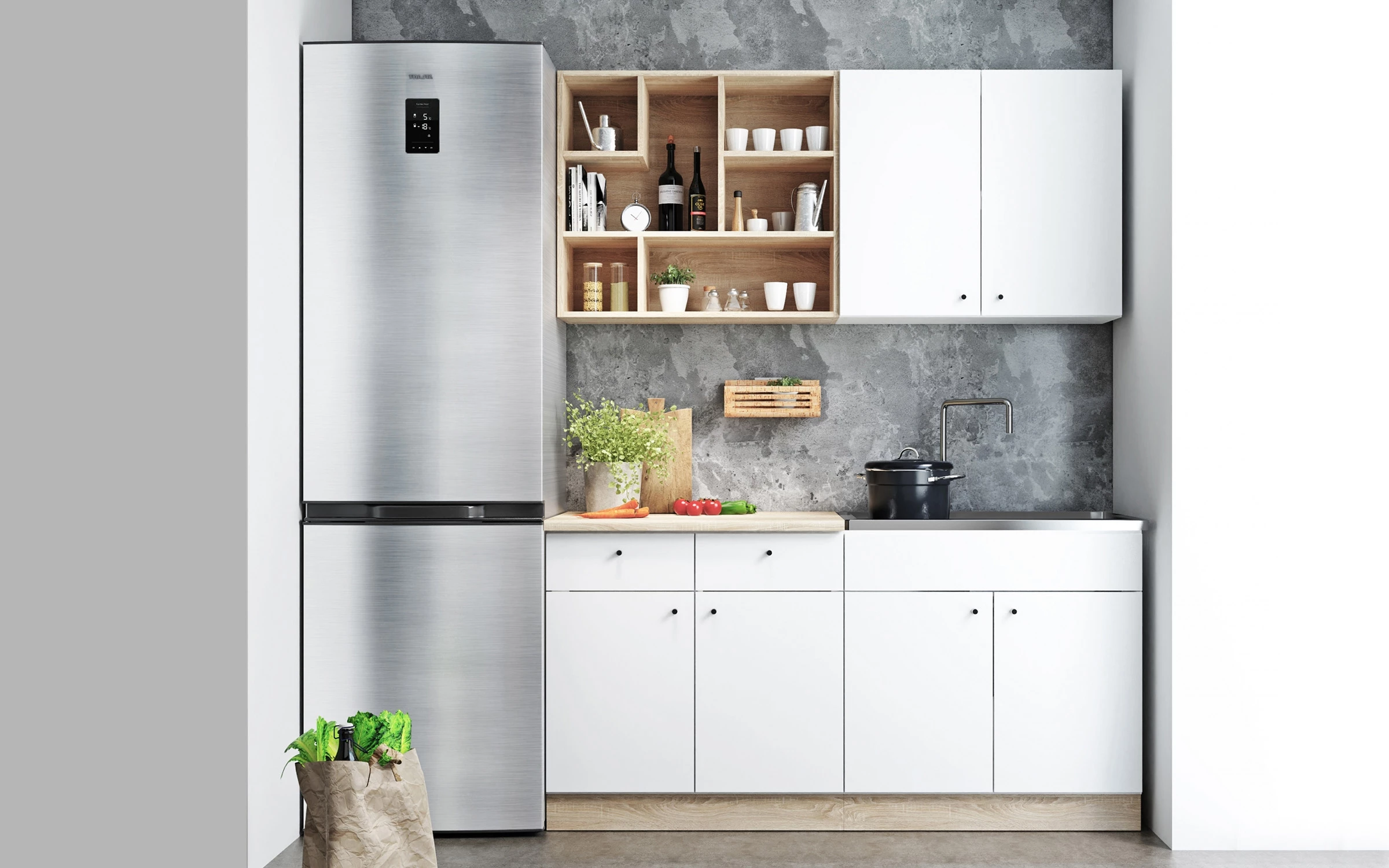 Kuzhina Spark, e bardhë/krem