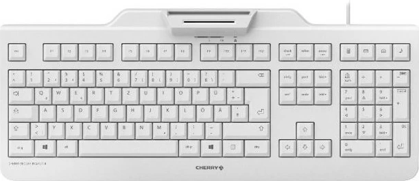 Tastierë Cherry JK-A0400CH-0, Full-size, Wired, USB, Mekanike, QWERTZ, Gri