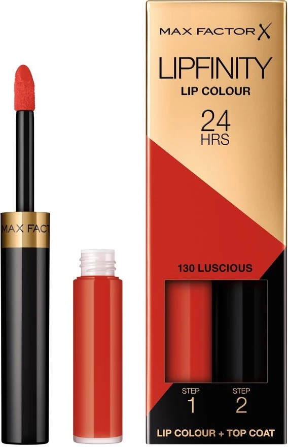 Buzëkuq i lëngshëm Max Factor Lipfinity Lip Colour për femra 130 Luscious 4g