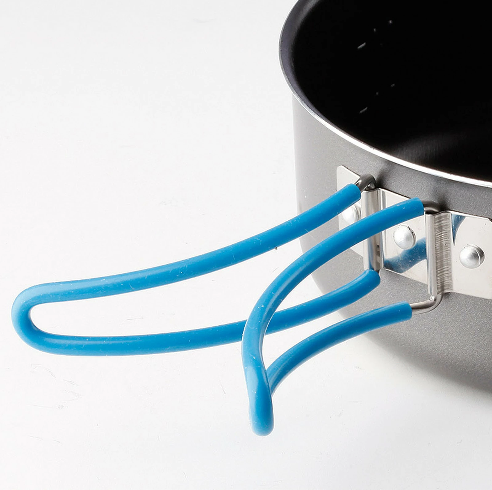 Set enësh turistike Meva NA19001 për 2 persona, alumini, doreza silikon, me takëme