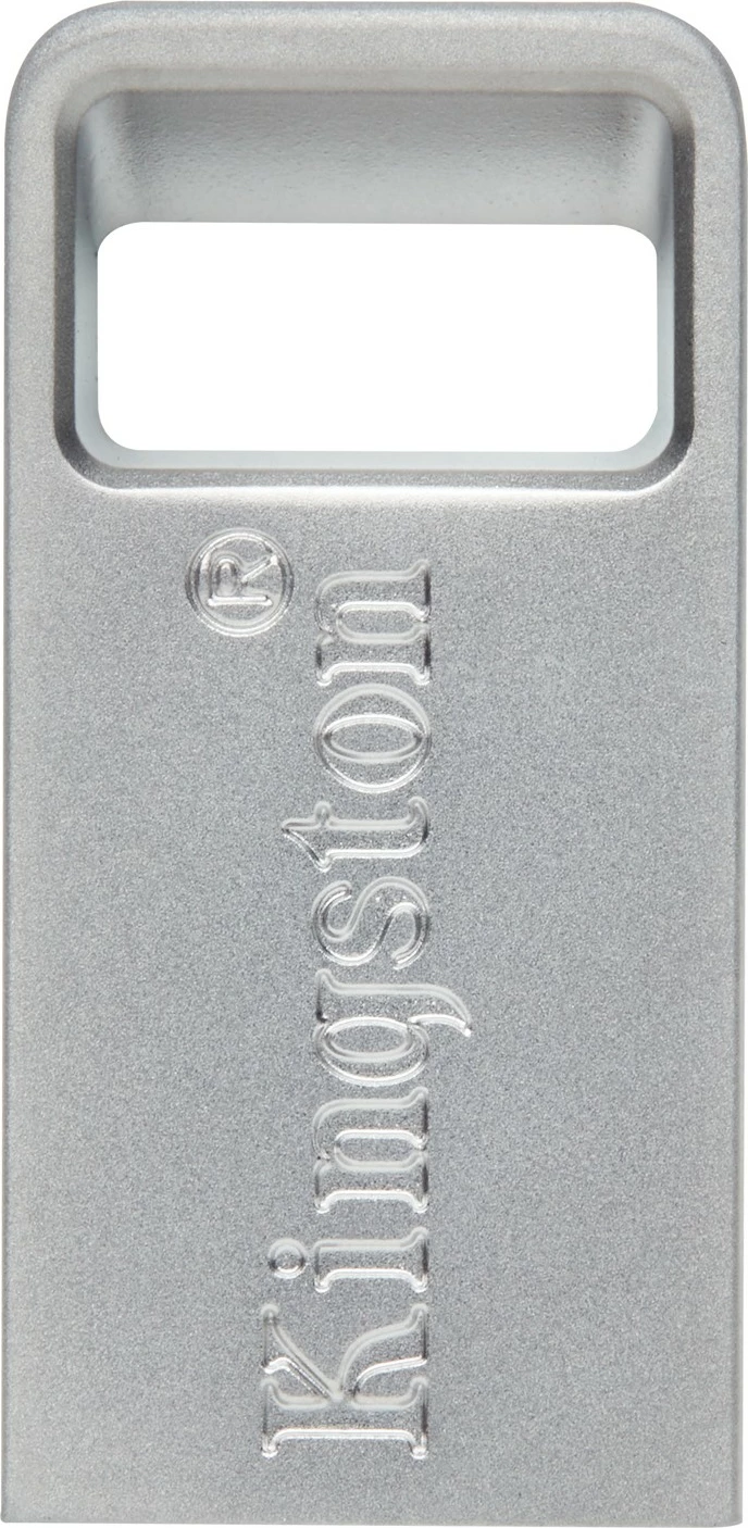 USB Kingston DataTraveler 64GB Micro 200MB/s Metal USB 3.2 Gen 1, Argjendtë