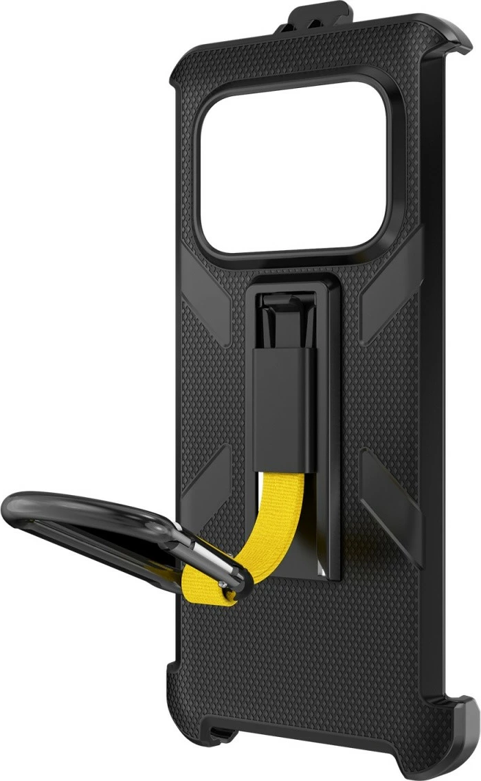 Mbështjellës Ulefone Armor 25 Series UF-C-A25TP, me klips rrotullues dhe karabinë, i zi