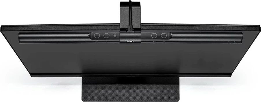 Dritë shirit monitori, BenQ, ScreenBar CLIP 9H.W42WT.EQ2, USB-C 5V/1A, 15 nivele ndriçimi me sensor automatik, e zezë