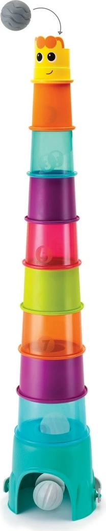 Lodër ndërtimi B-kids Giraffe Tower XL, 14 pjesë, shumëngjyrëshe