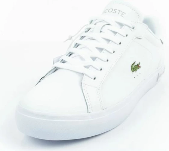 Këpucë për meshkuj Lacoste, të bardha